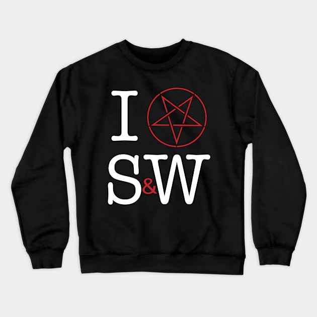 SW Pentagram Crewneck Sweatshirt by Sick and Wrong Podcast